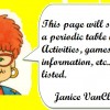 Janice VanCleave Caricature Describes the Periodic Table Index Periodic Table Index