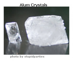 Alum Crystal Specimens 