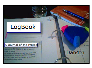 project data logbook in research example